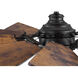 Springer 60 inch Architectural Bronze with Distressed Walnut Blades Ceiling Fan