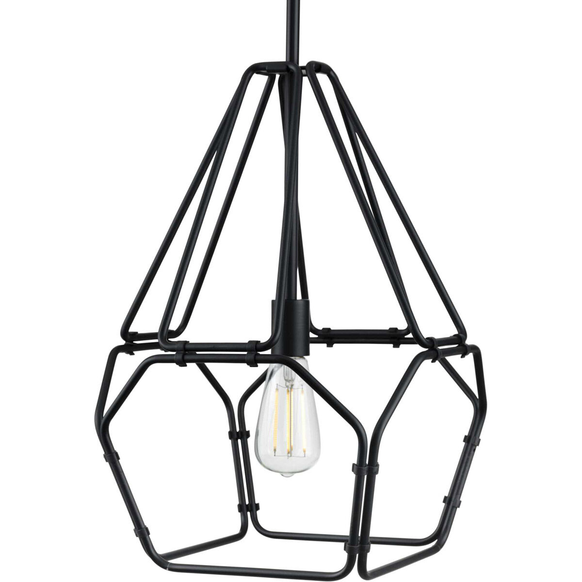 Ballinger 1 Light 12.5 inch Matte Black Pendant Ceiling Light