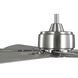 Brazas 56 inch Brushed Nickel with Grey Weathered Wood Blades Ceiling Fan
