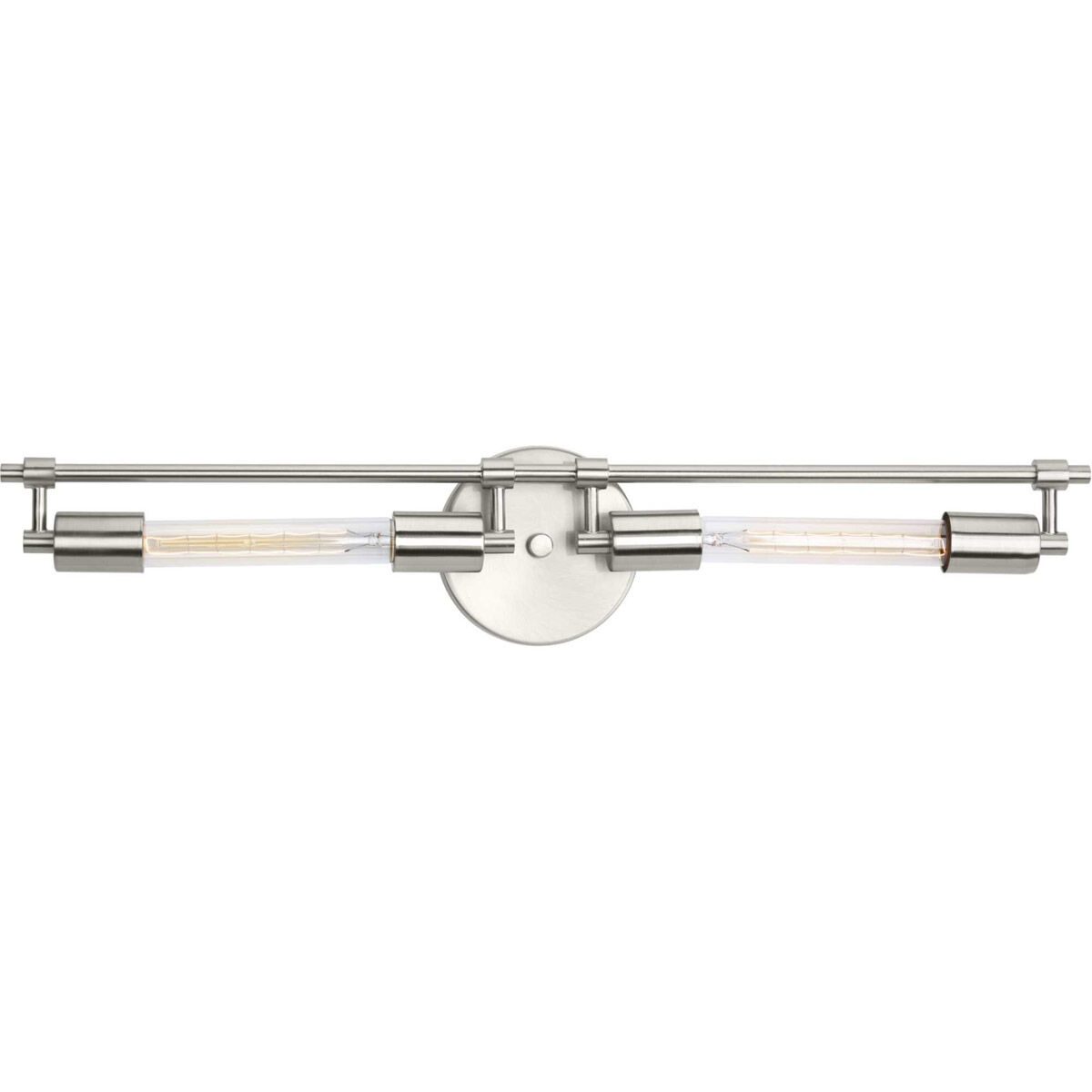 Circuit 2 Light 27.25 inch Brushed Nickel Bath Vanity Wall Light