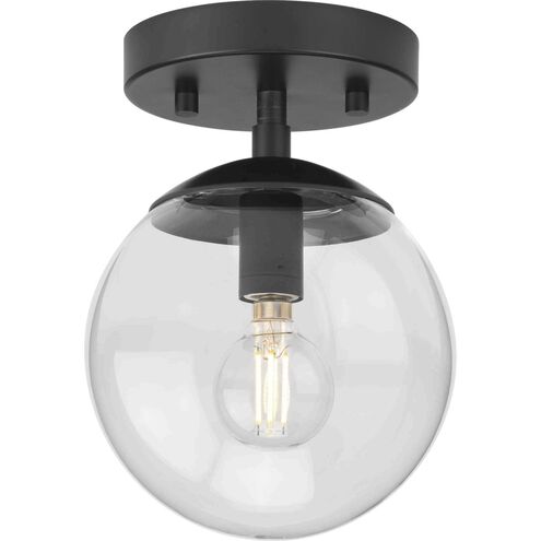 Atwell 1 Light 5.87 inch Matte Black Semi-flush Ceiling Light