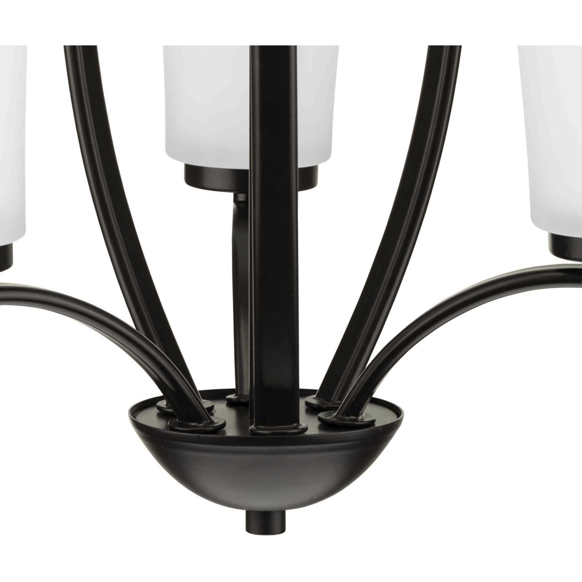 Joy 3 Light 14.63 inch Antique Bronze Foyer Chandelier Ceiling Light