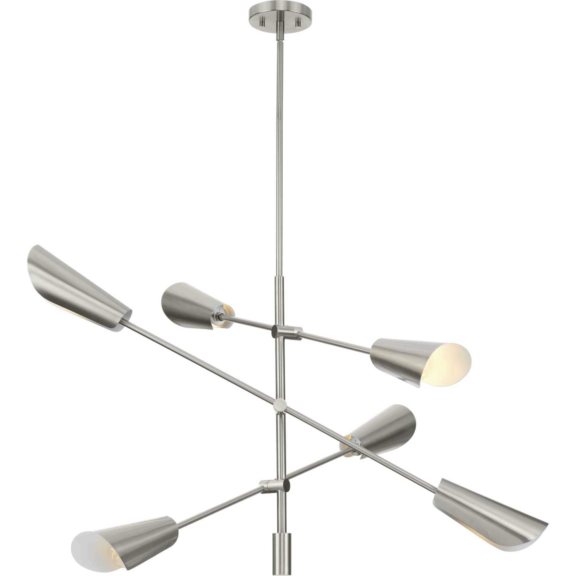 Cornett LED 44.12 inch Brushed Nickel Chandelier Ceiling Light