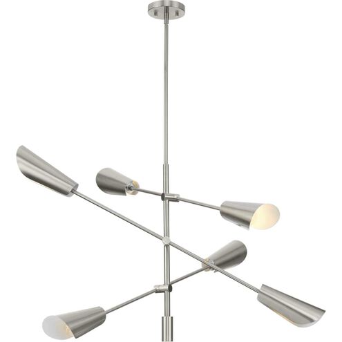 Cornett LED 44.12 inch Brushed Nickel Chandelier Ceiling Light