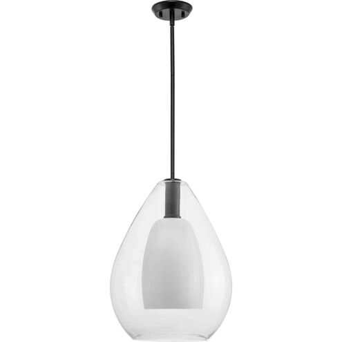 Carillon 1 Light 15 inch Matte Black Pendant Ceiling Light