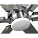 Arlo 60 inch Brushed Nickel Indoor/Outdoor Ceiling Fan, Progress LED