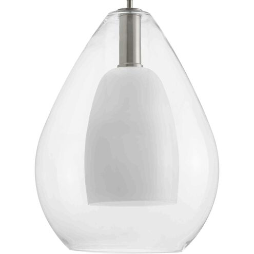 Carillon 1 Light 15 inch Brushed Nickel Pendant Ceiling Light