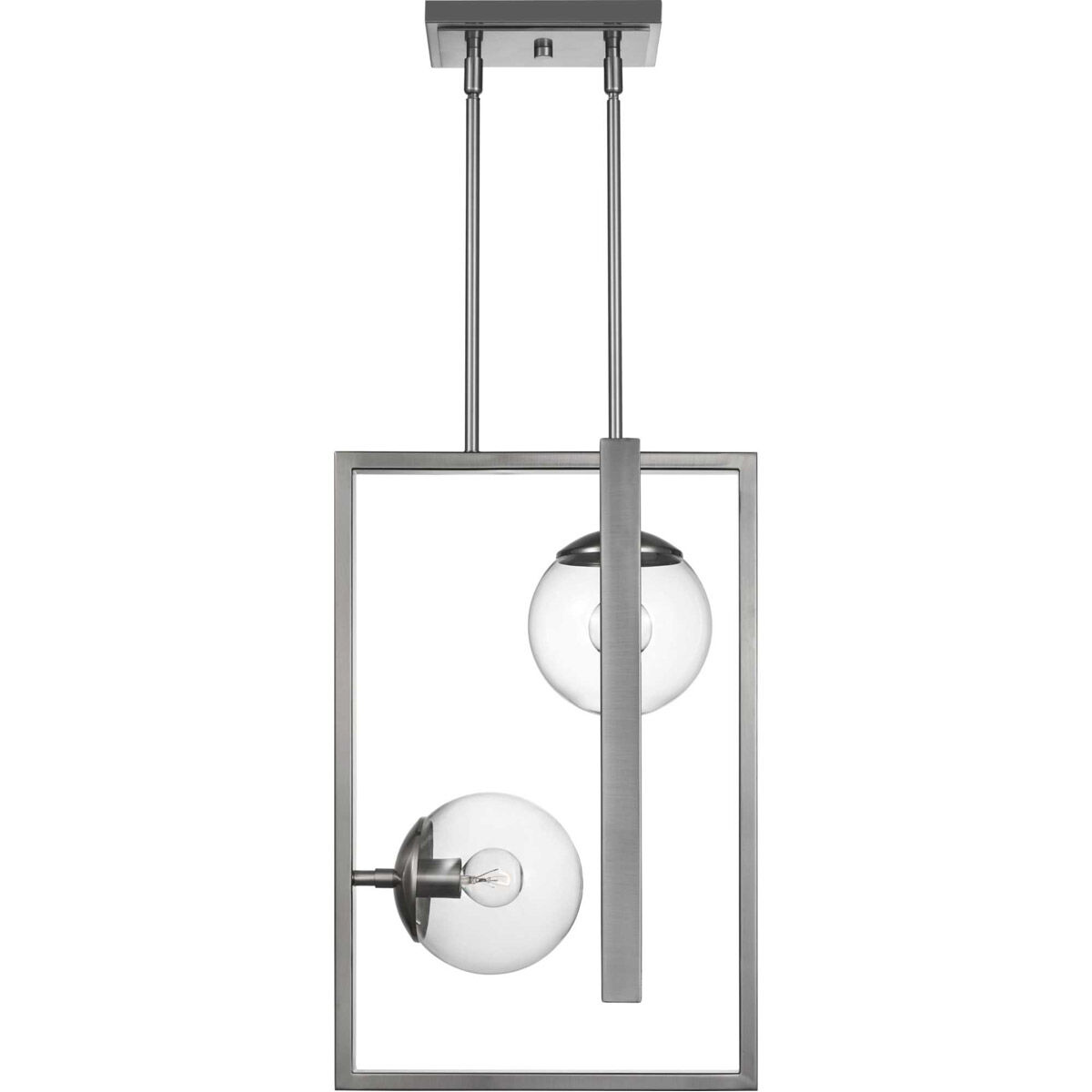 Atwell 2 Light 14 inch Brushed Nickel Pendant Ceiling Light