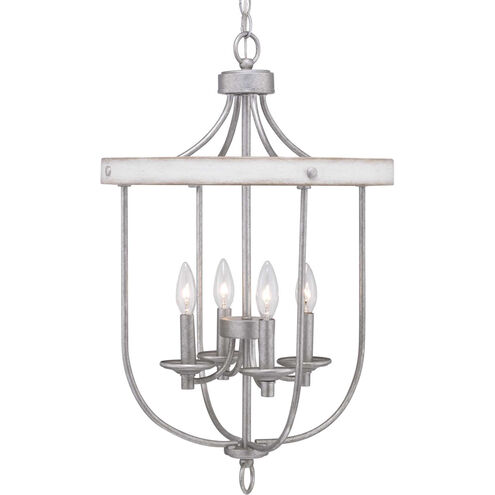 Gulliver 4 Light 17 inch Galvanized Foyer Pendant Ceiling Light