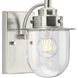 Northlake 1 Light 5.87 inch Brushed Nickel Bath Light Wall Light