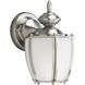 Roman Coach 1 Light 10 inch Brushed Nickel Outdoor Wall Lantern in Energy Star Rated