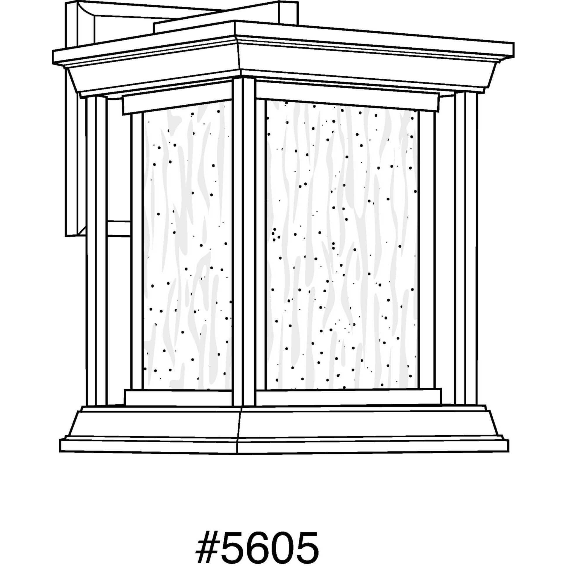 Endicott 1 Light 11 inch Textured Black Outdoor Wall Lantern, Small