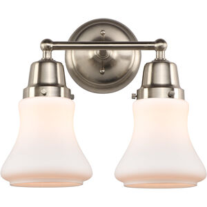 Aditi Bellmont 2 Light 14 inch Brushed Satin Nickel Bath Vanity Light Wall Light, Aditi