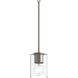 Replay 1 Light 3.88 inch Brushed Nickel Mini-Pendant Ceiling Light