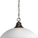Pavilion 1 Light 20 inch Antique Bronze Pendant Ceiling Light