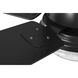 Tompkins 52 inch Matte Black with Matte Black/Toasted Oak Blades Ceiling Fan, Progress LED