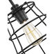 Chambers 1 Light 10 inch Matte Black Mini-Pendant Ceiling Light