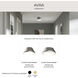Avra 2 Light 11 inch Brushed Nickel Flush Mount Ceiling Light