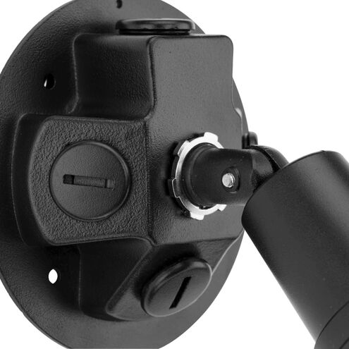 Par Lampholder Outdoor Adjustable Swivel Flood Light in Black