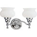 Lawford 2 Light 15 inch Polished Chrome Bath Vanity Wall Light