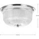 Archie 2 Light 12.38 inch Polished Chrome Flush Mount Ceiling Light
