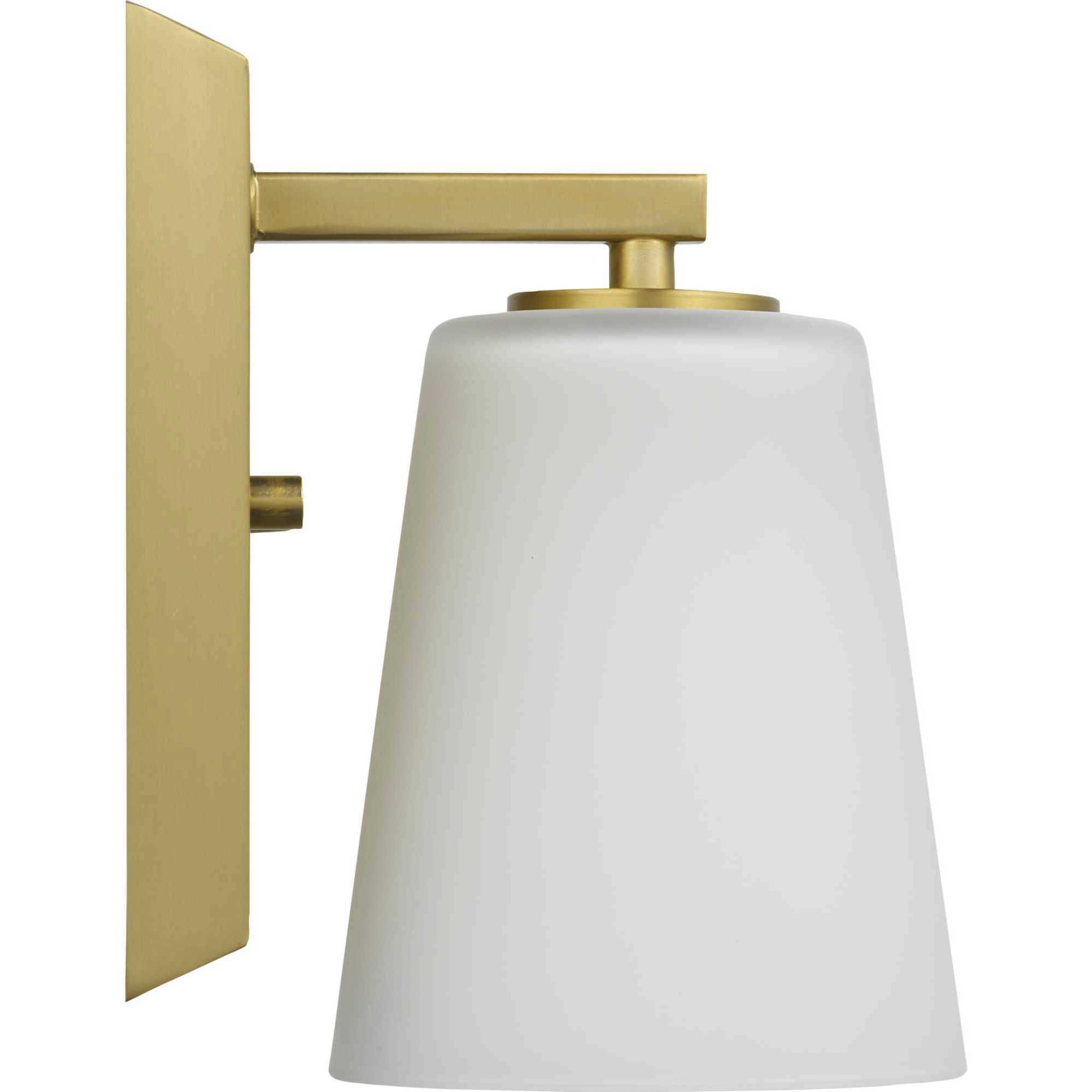 Vertex 1 Light 4.75 inch Brushed Gold Bath Light Wall Light