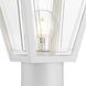 Mansard 1 Light 13 inch White Outdoor Post Lantern