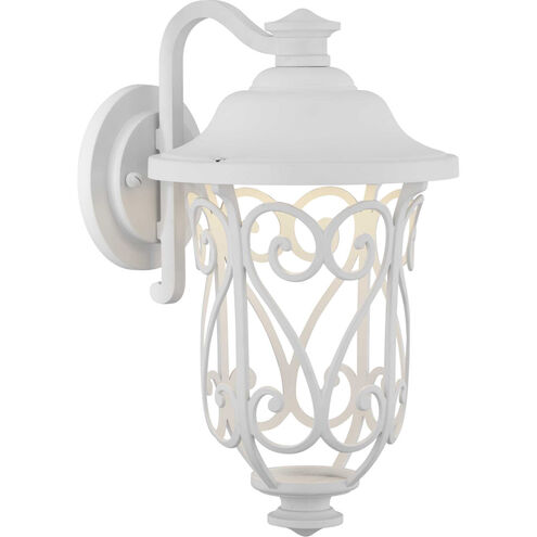 Leawood LED LED 14 inch White Outdoor Wall Lantern, Small, Design Series