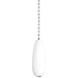 AirPro 52 inch White with Washed Oak/White Blades Ceiling Fan in White/Washed Oak