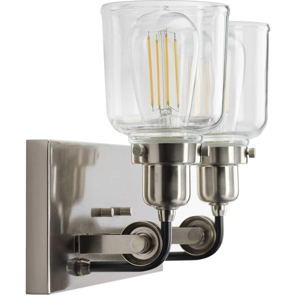 Rushton 2 Light 16 inch Brushed Nickel Bath Vanity Wall Light