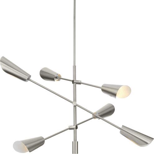 Cornett LED 44.12 inch Brushed Nickel Chandelier Ceiling Light