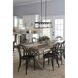 Briarwood 5 Light 38 inch Textured Black Linear Chandelier Ceiling Light