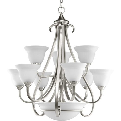 Torino 9 Light 32 inch Brushed Nickel Chandelier Ceiling Light