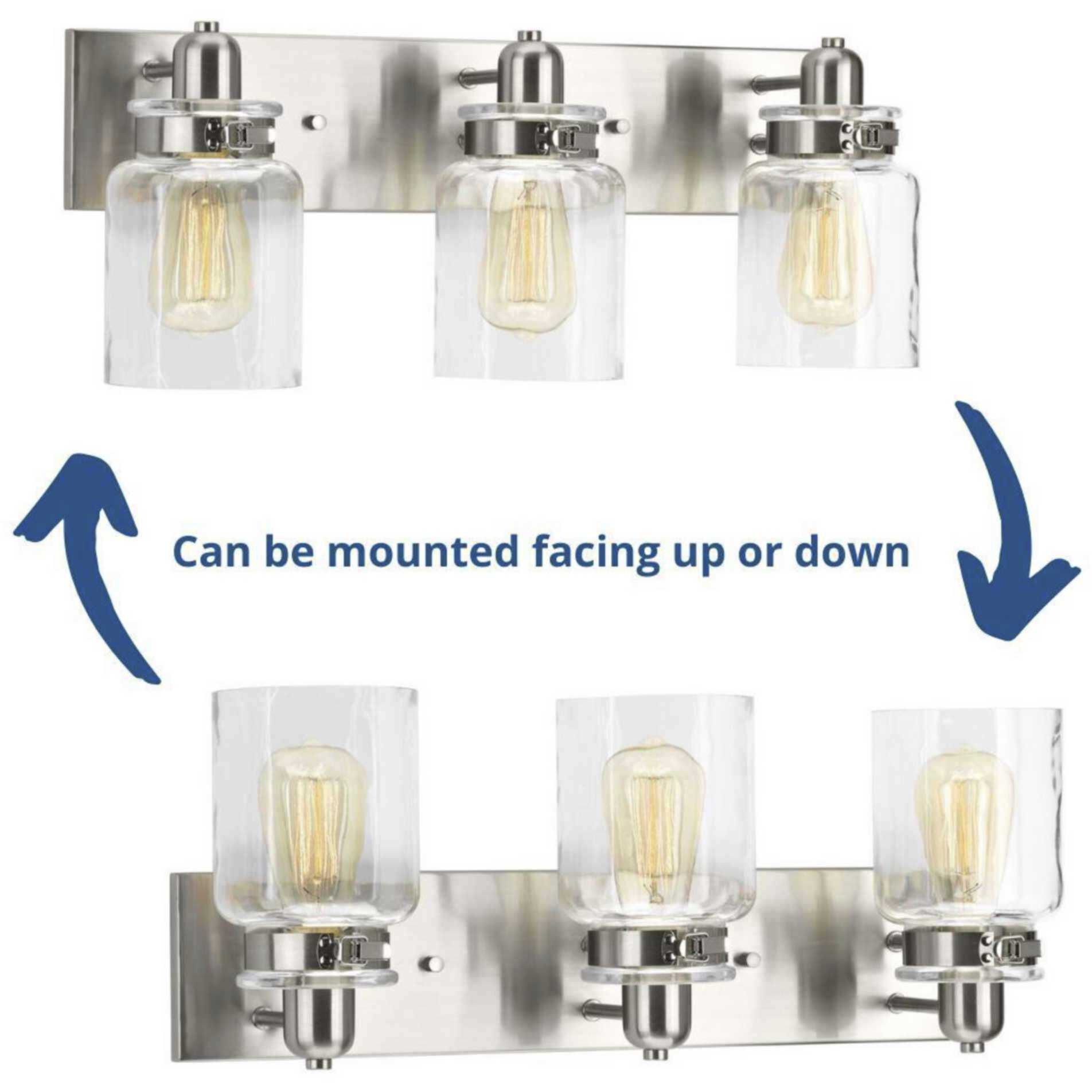 Calhoun 3 Light 22 inch Brushed Nickel Bath Vanity Wall Light