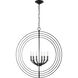 Equinox 6 Light Matte Black Pendant Ceiling Light