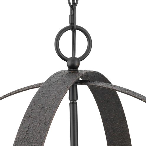 Allegheny 5 Light 22 inch Matte Black Chandelier Ceiling Light, Design Series