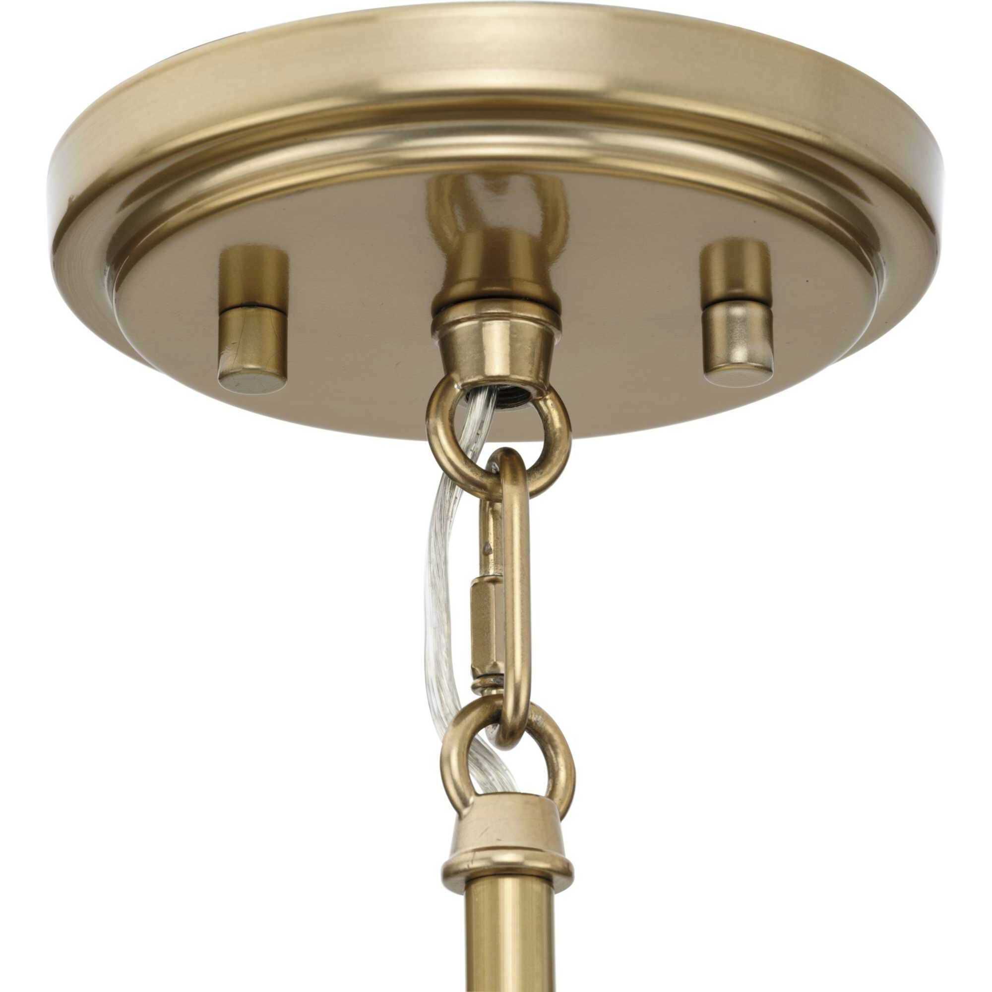 Lusail 4 Light 19 inch Soft Gold Pendant Ceiling Light, Design Series