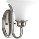 Applause 1 Light 7.06 inch Brushed Nickel Bath Vanity Wall Light