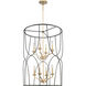 Landree 8 Light 23 inch Matte Black Foyer Pendant Ceiling Light