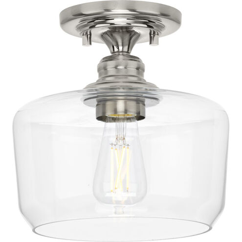 Aiken 1 Light 9 inch Brushed Nickel Flush Mount Ceiling Light