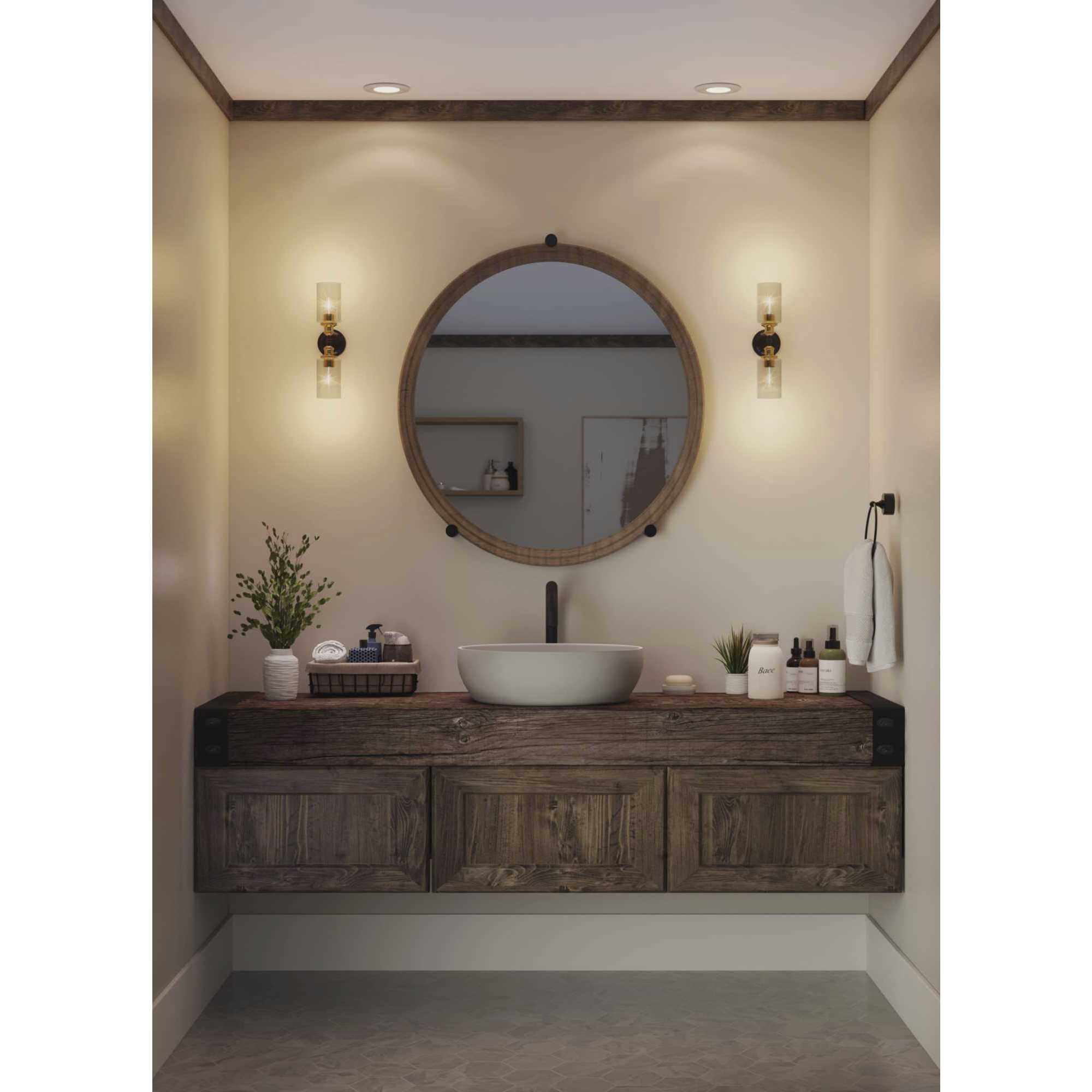 Archives 2 Light 18.5 inch Antique Bronze Bath Vanity Wall Light