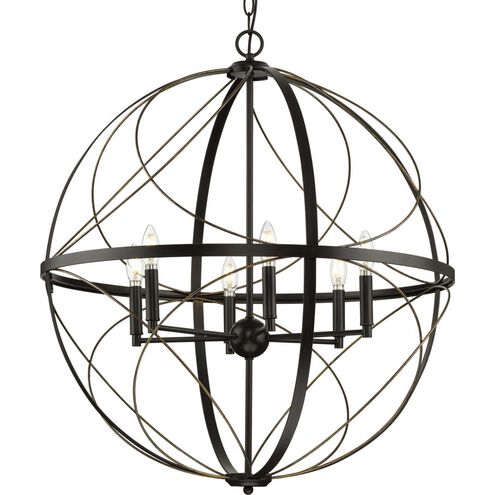 Brandywine 6 Light Antique Bronze Pendant Ceiling Light