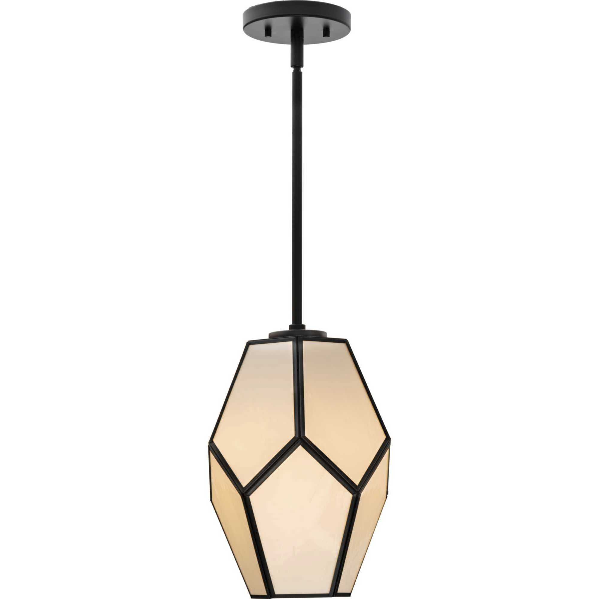 Latham 1 Light 9 inch Matte Black Pendant Ceiling Light
