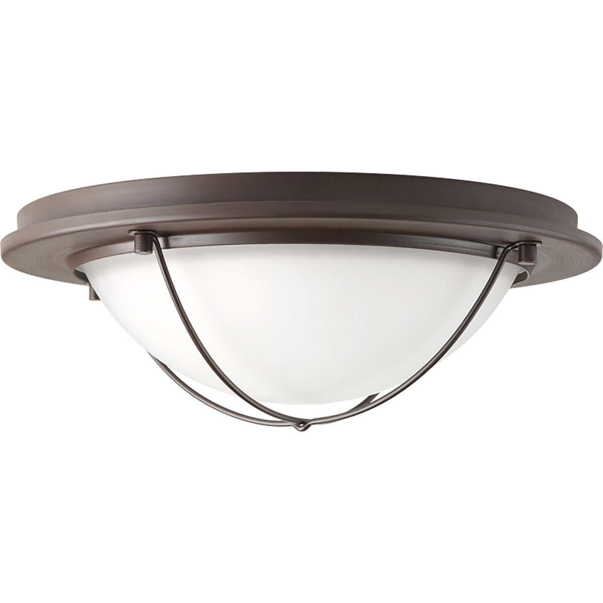 Portal LED LED 11 inch Antique Bronze Flush Mount Ceiling Light, Progress LED