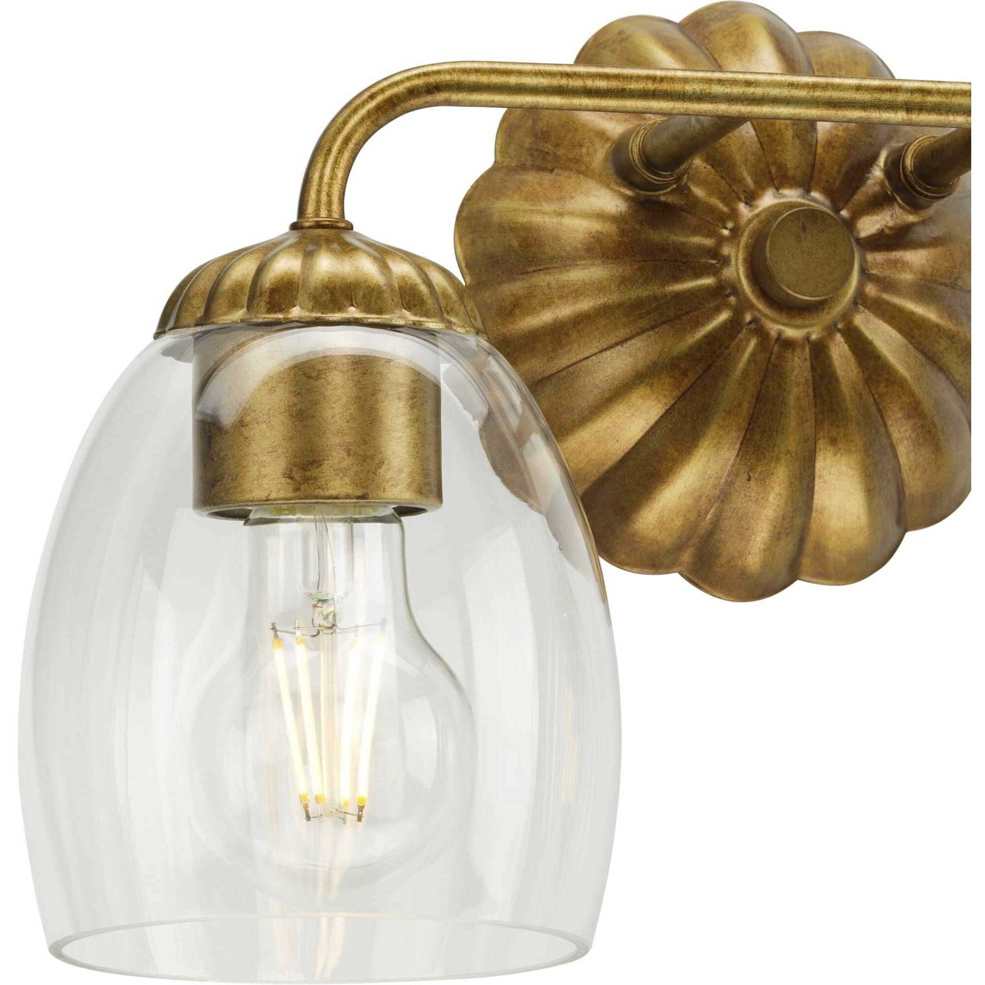 Quillan 2 Light 14.5 inch Gold Ombre Bathroom Vanity Light Wall Light