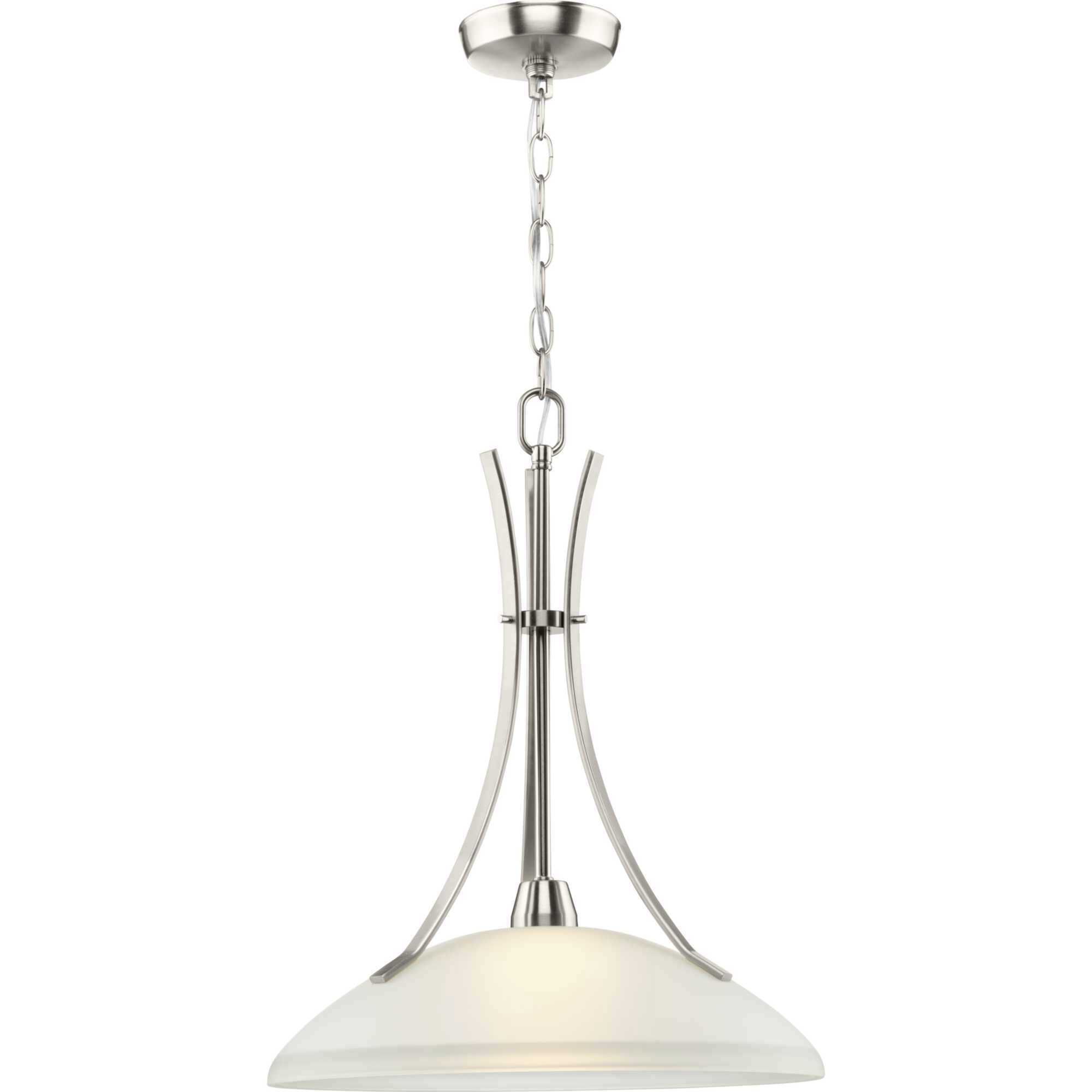 Wisten 1 Light Brushed Nickel Pendant Ceiling Light