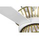 Bisbee 55 inch Satin White with Matte White Blades Outdoor Ceiling Fan