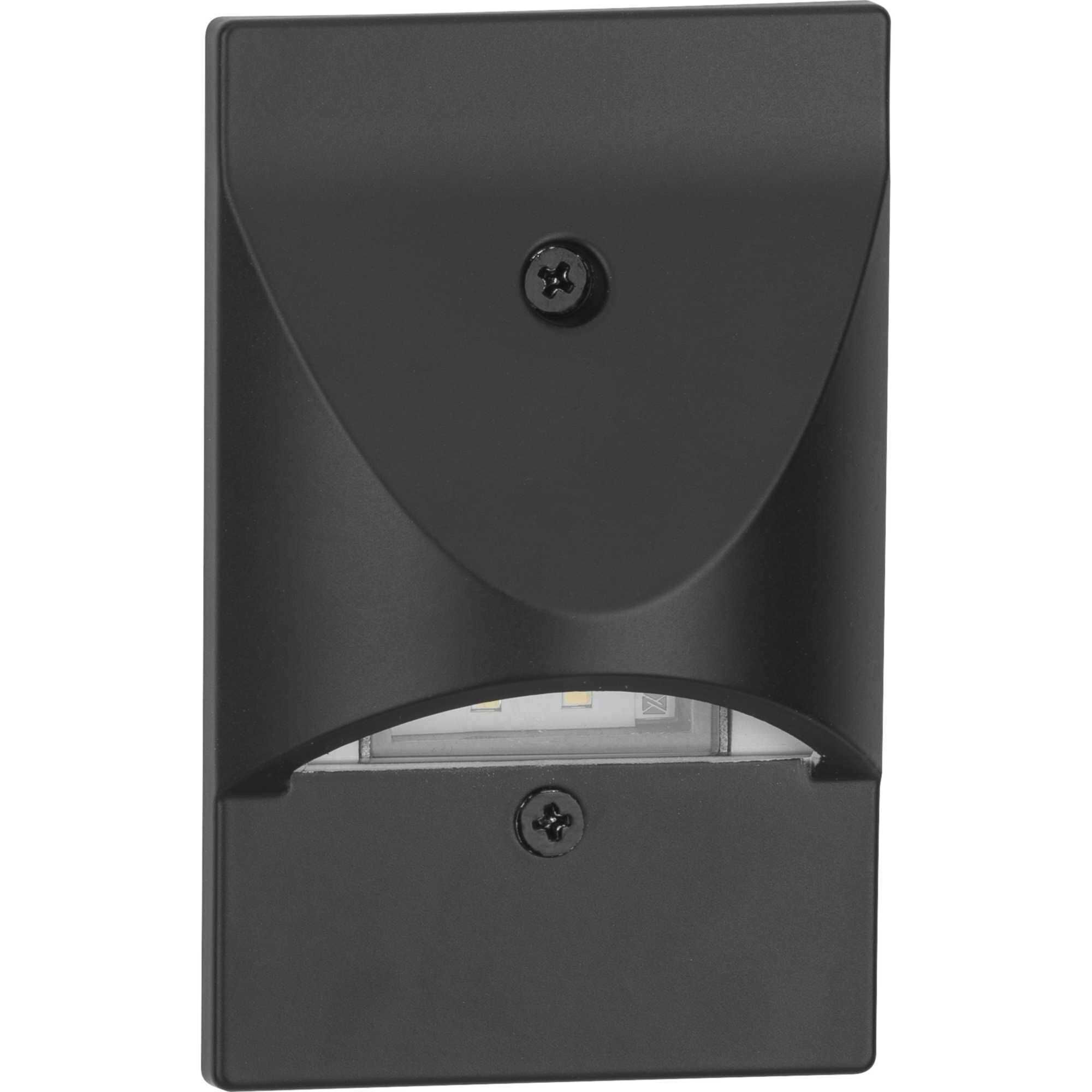 LED Step Lights 120 4.5 watt Black Indoor/Outdoor Step Light, Progress LED