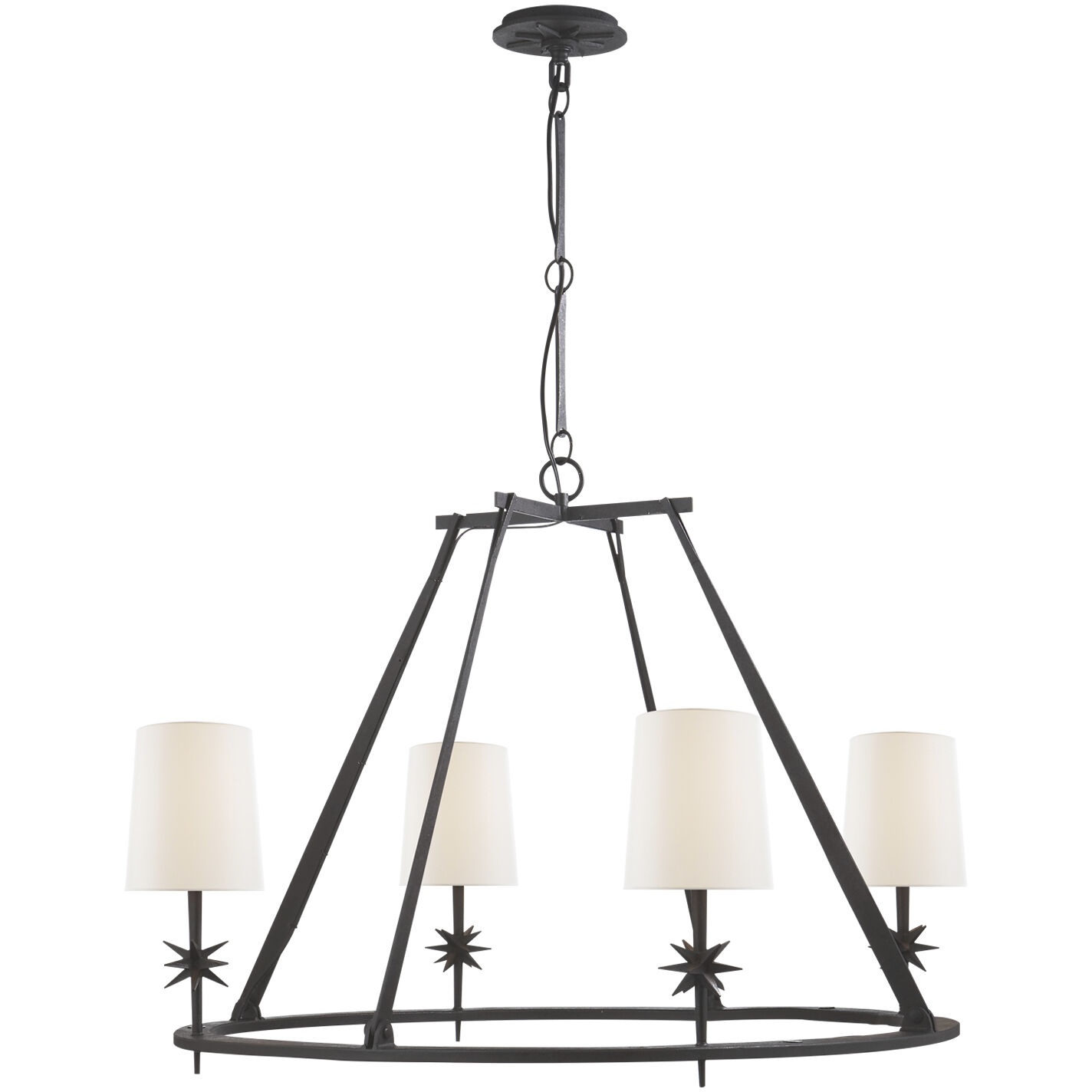 Ian K. Fowler Etoile 4 Light 35.50 inch Chandelier
