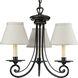 Bradford 3 Light 16 inch Forged Bronze Chandelier Ceiling Light